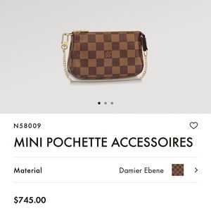 Louis Vuitton mini pouchette